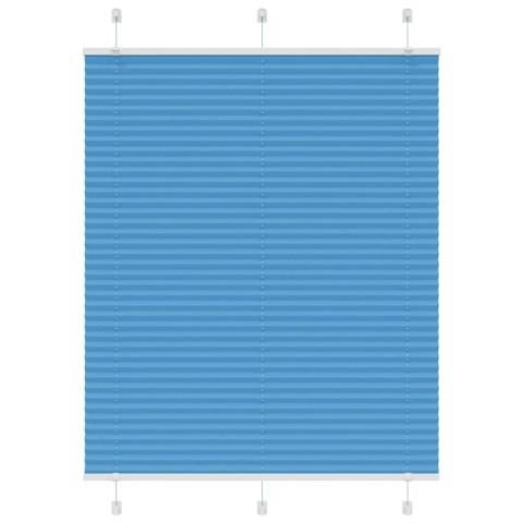 ROLETA PLISOWANA NIEBIESKA 105X100CM SZEROKOŚĆ TKANINY 104,4CM