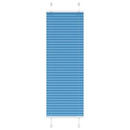 ROLETA PLISOWANA NIEBIESKA 40X100CM SZEROKOŚĆ TKANINY 39,4CM