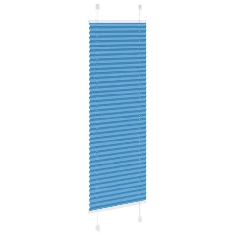 ROLETA PLISOWANA NIEBIESKA 40X100CM SZEROKOŚĆ TKANINY 39,4CM