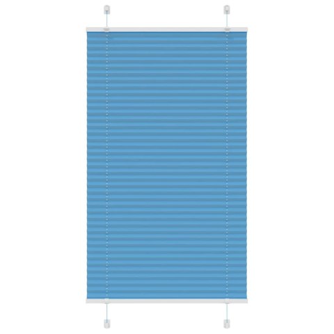 ROLETA PLISOWANA NIEBIESKA 70X100CM SZEROKOŚĆ TKANINY 69,4CM