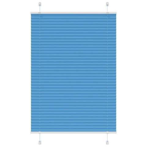 ROLETA PLISOWANA NIEBIESKA 80X100CM SZEROKOŚĆ TKANINY 79,4CM