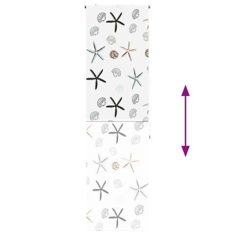 ROLETA PRYSZNICOWA 80X240CM SZEROKOŚĆ TKANINY 76CM