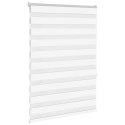 ROLETA ZEBRA BIAŁA SZEROKOŚĆ TKANINY 105,9CM POLIESTER