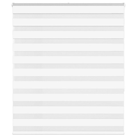 ROLETA ZEBRA BIAŁA SZEROKOŚĆ TKANINY 130,9CM POLIESTER