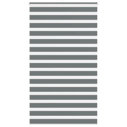 ROLETA ZEBRA CIEMNOSZARA SZEROKOŚĆ TKANINY 125,9CM POLIESTER