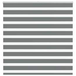 ROLETA ZEBRA CIEMNOSZARA SZEROKOŚĆ TKANINY 140,9CM POLIESTER