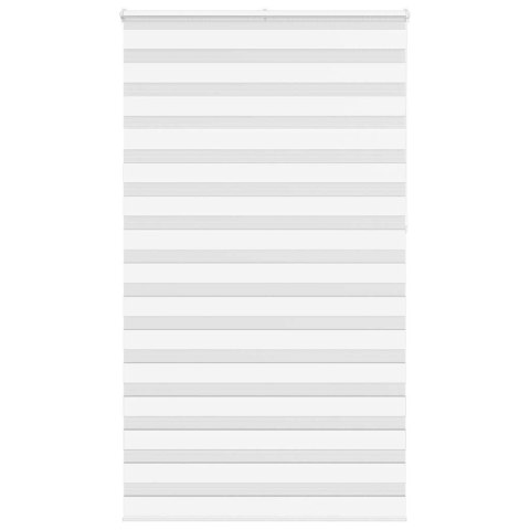 ROLETA ZEBRA BIAŁA SZEROKOŚĆ TKANINY 125,9CM POLIESTER