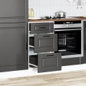 SZAFKA KUCHENNA DOLNA PORTO CZARNA 40X46X81