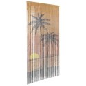 ZASŁONA PRZECIW OWADOM PALM TREE PRINT 90X220CM BAMBUS