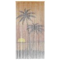 ZASŁONA PRZECIW OWADOM PALM TREE PRINT 90X220CM BAMBUS
