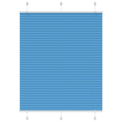 ROLETA PLISOWANA NIEBIESKA 110X100CM SZEROKOŚĆ TKANINY 109,4CM