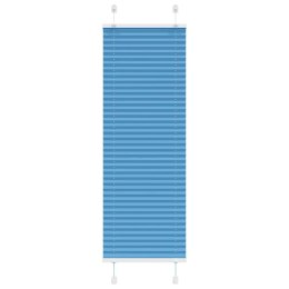 ROLETA PLISOWANA NIEBIESKA 45X100CM SZEROKOŚĆ TKANINY 44,4CM