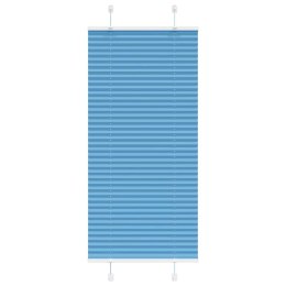 ROLETA PLISOWANA NIEBIESKA 65X150CM SZEROKOŚĆ TKANINY 64,4CM