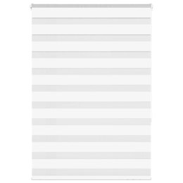 ROLETA ZEBRA BIAŁA SZEROKOŚĆ TKANINY 100,9CM POLIESTER