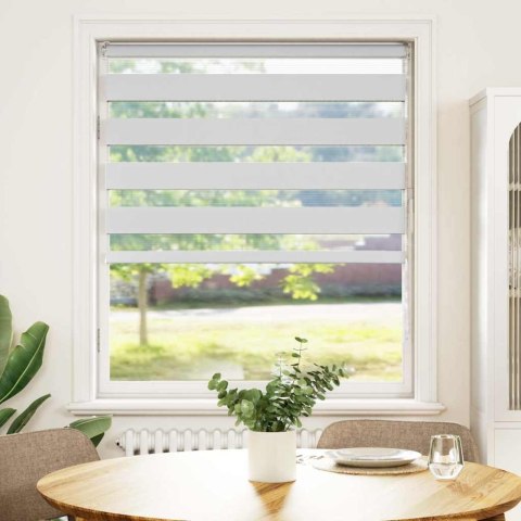 ROLETA ZEBRA BIAŁA SZEROKOŚĆ TKANINY 100,9CM POLIESTER