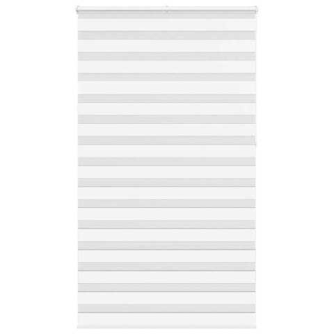 ROLETA ZEBRA BIAŁA SZEROKOŚĆ TKANINY 120,9CM POLIESTER