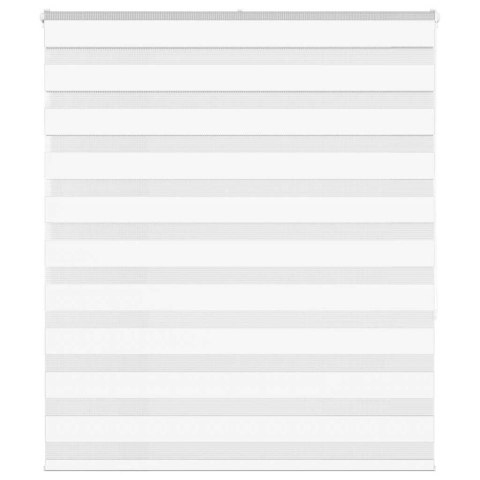 ROLETA ZEBRA BIAŁA SZEROKOŚĆ TKANINY 125,9CM POLIESTER