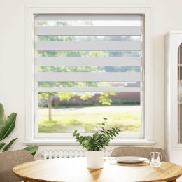 ROLETA ZEBRA BIAŁA SZEROKOŚĆ TKANINY 90,9CM POLIESTER