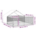 KOJEC DLA PSA STAL OCYNKOWANA BOKS WYBIEG KLATKA Z WYBIEGIEM 5X3X1,9M