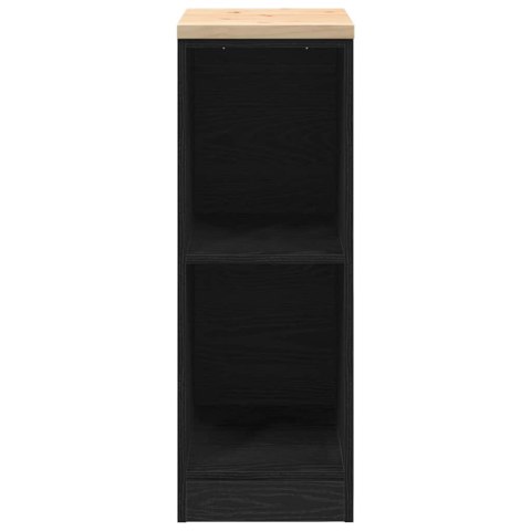 GARAŻOWA SZAFKA DO PRZECHOWYWANIA CZARNA 30X51X85CM