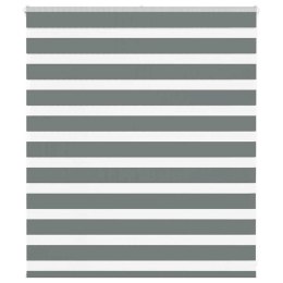 ROLETA ZEBRA CIEMNOSZARA SZEROKOŚĆ TKANINY 125,9CM POLIESTER