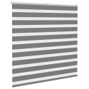 ROLETA ZEBRA CIEMNOSZARA SZEROKOŚĆ TKANINY 135,9CM POLIESTER
