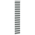 ROLETA ZEBRA CIEMNOSZARA SZEROKOŚĆ TKANINY 35,9CM POLIESTER
