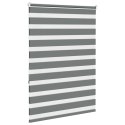 ROLETA ZEBRA CIEMNOSZARA SZEROKOŚĆ TKANINY 90,9CM POLIESTER