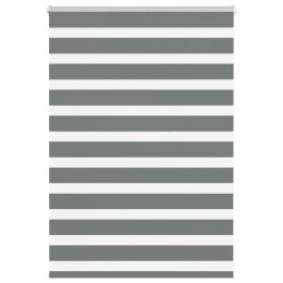 ROLETA ZEBRA CIEMNOSZARA SZEROKOŚĆ TKANINY 95,9CM POLIESTER