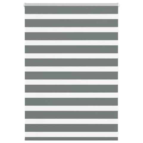 ROLETA ZEBRA CIEMNOSZARA SZEROKOŚĆ TKANINY 95,9CM POLIESTER