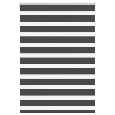 ROLETA ZEBRA CZARNA SZEROKOŚĆ TKANINY 100,9CM POLIESTER