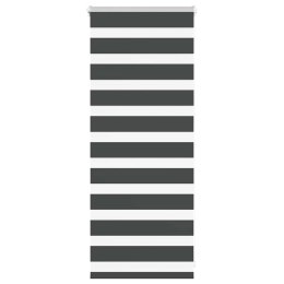 ROLETA ZEBRA CZARNA SZEROKOŚĆ TKANINY 55,9CM POLIESTER