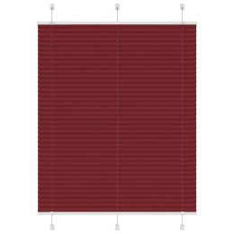 ROLETA PLISOWANA BORDOWY CZERWONY 110X150CM SZEROKOŚĆ TKANINY