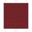 ROLETA PLISOWANA BORDOWY CZERWONY 120X100CM SZEROKOŚĆ TKANINY