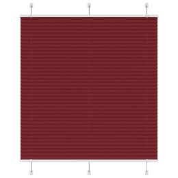 ROLETA PLISOWANA BORDOWY CZERWONY 120X100CM SZEROKOŚĆ TKANINY