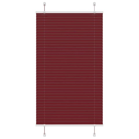 ROLETA PLISOWANA BORDOWY CZERWONY 70X150CM SZEROKOŚĆ TKANINY