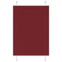 ROLETA PLISOWANA BORDOWY CZERWONY 90X100CM SZEROKOŚĆ TKANINY