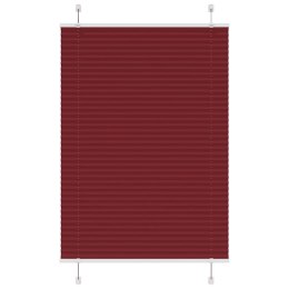 ROLETA PLISOWANA BORDOWY CZERWONY 90X100CM SZEROKOŚĆ TKANINY