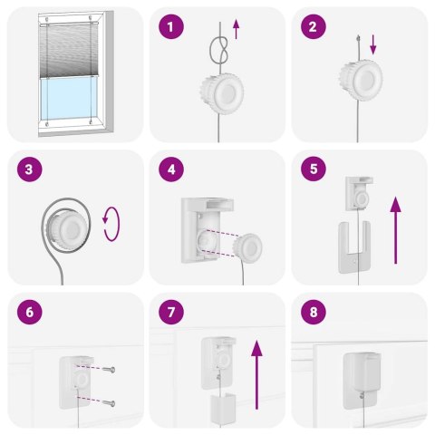 ROLETA PLISOWANA ANTRACYTOWA 115X100CM SZEROKOŚĆ TKANINY