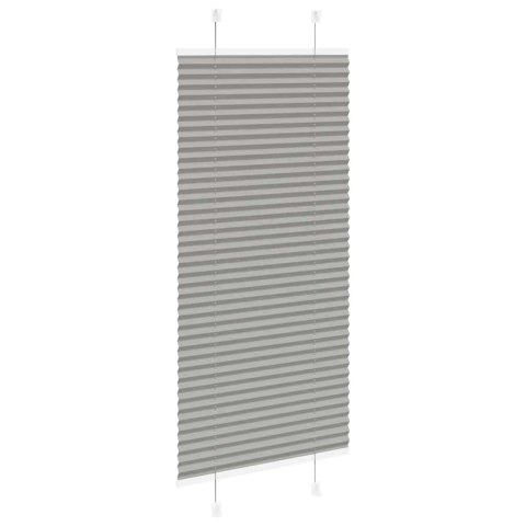 ROLETA PLISOWANA ANTRACYTOWA 60X150CM SZEROKOŚĆ TKANINY 59,4CM