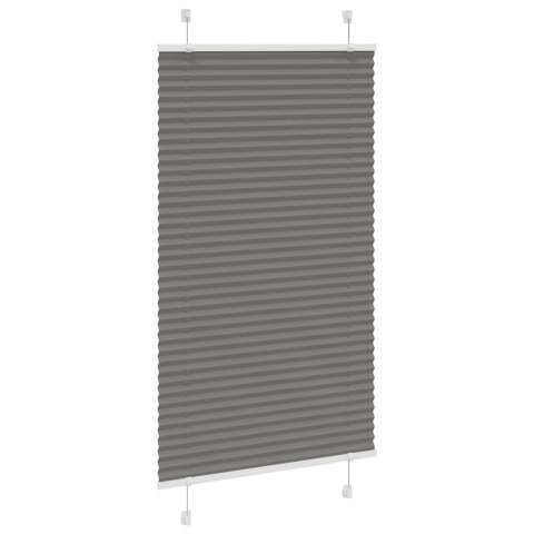 ROLETA PLISOWANA ANTRACYTOWA 70X150CM SZEROKOŚĆ TKANINY 69,4CM