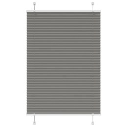 ROLETA PLISOWANA ANTRACYTOWA 90X100CM SZEROKOŚĆ TKANINY 89,4CM