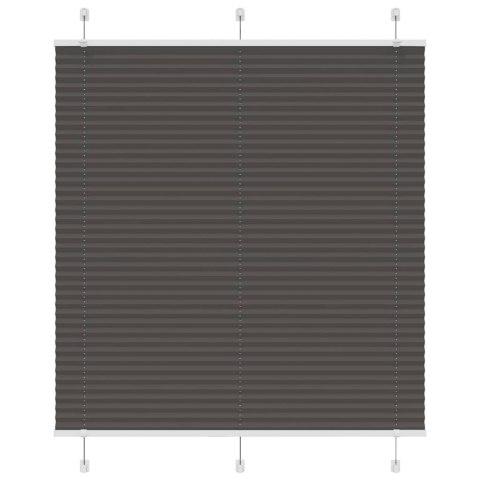 ROLETA PLISOWANA CZARNA 115X100CM SZEROKOŚĆ TKANINY 114,4CM