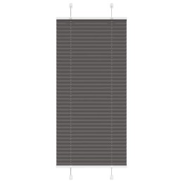 ROLETA PLISOWANA CZARNA 55X100CM SZEROKOŚĆ TKANINY 54,4CM