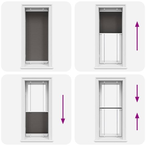 ROLETA PLISOWANA CZARNA 65X150CM SZEROKOŚĆ TKANINY 64,4CM