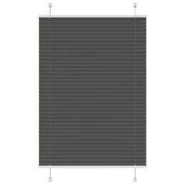 ROLETA PLISOWANA CZARNA 90X150CM SZEROKOŚĆ TKANINY 89,4CM