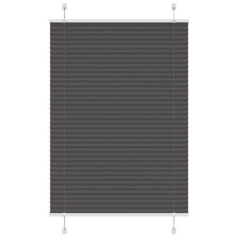 ROLETA PLISOWANA CZARNA 90X150CM SZEROKOŚĆ TKANINY 89,4CM