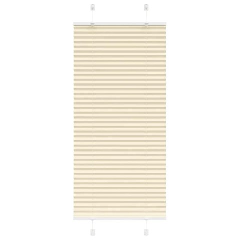 ROLETA PLISOWANA KREMOWA 65X100CM SZEROKOŚĆ TKANINY 64,4CM