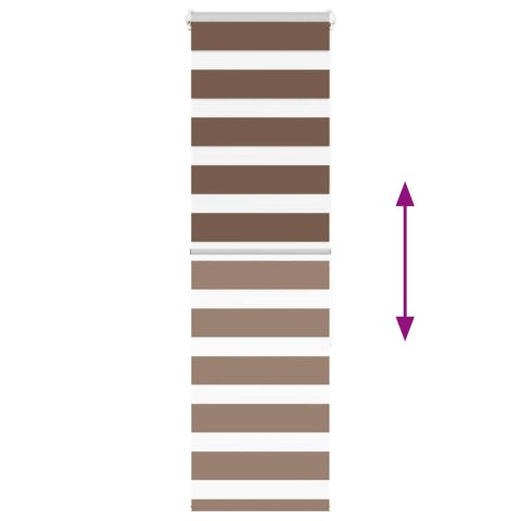 ROLETA ZEBRA BRZOZOWA SZEROKOŚĆ TKANINY 35,9CM POLIESTER