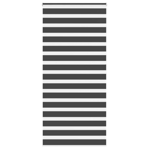 ROLETA ZEBRA CZARNA SZEROKOŚĆ TKANINY 100,9CM POLIESTER